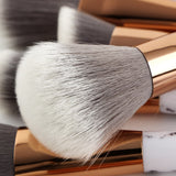 // C H I A R A - Marble Luxe 15pc Makeup Brush Set